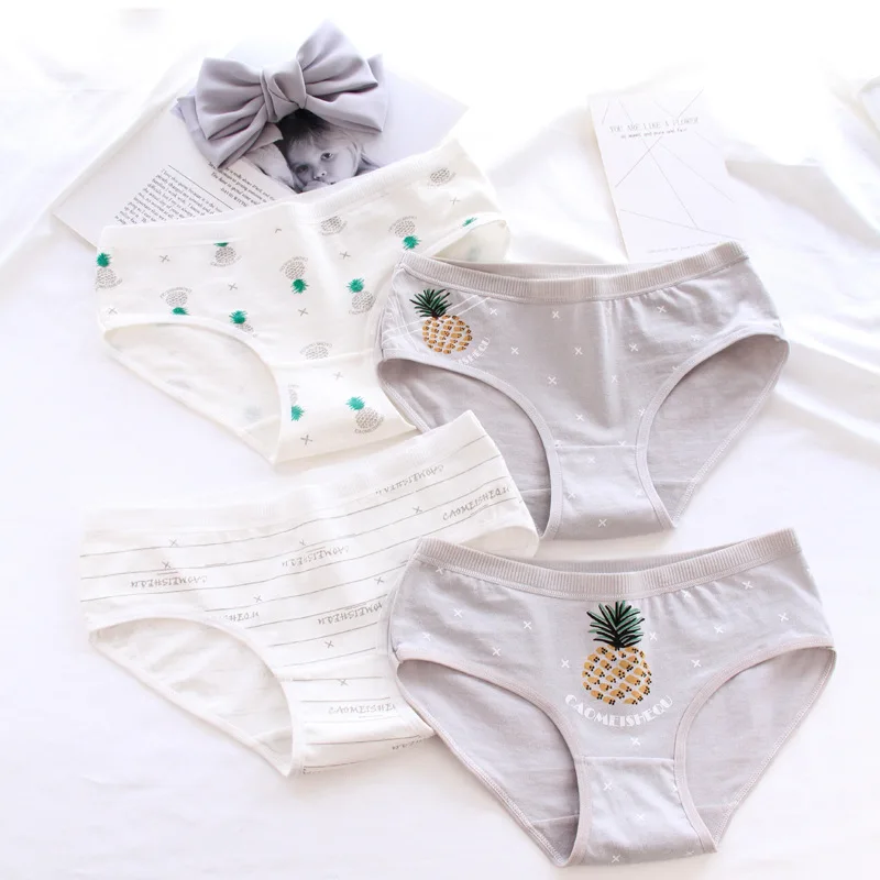 2018 Kung Fu Panda Panties + Tropical Pineapple Elegant yet Cute Pants Cotton Comfortable Waist Comfort FZA0079-FZA0080 |