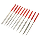 Алмазная мини-игла 10 шт.компл. 140 мм, набор удобных инструментов для керамического стекла, драгоценных камней, хобби и ремесел