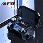 Беспроводные наушники Caletop TWS G02, Bluetooth V5.0, стереозвук 9D, музыка IPX7, водонепроницаемые наушники с зарядным чехлом 3300 мАч