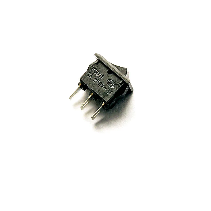 Клавишный переключатель черный 3 Pin 2 кулисный 15 мм * 10 3А/250В (20 шт) | Обустройство