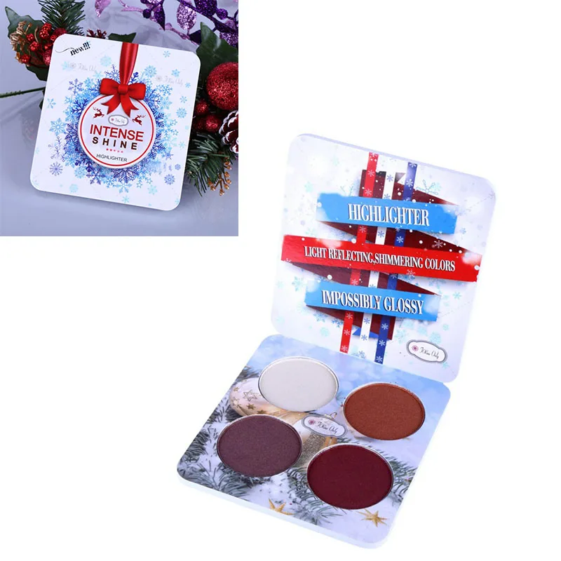 2 Рождество матовые тени для век Pallete световой макияж Maquiagem натуральный женщина
