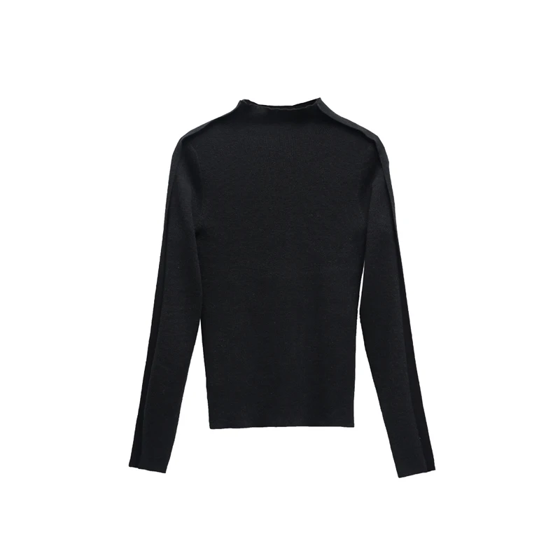 Amii Redefine Women Turtleneck Sweaters Autumn 2018 Casual Knitted Full Sleeve Pullovers Solid Patchwork Winter Cashmere Sweater | Женская