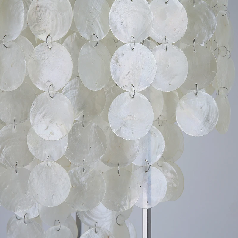 Современная Напольная Лампа в скандинавском стиле с натуральными ракушками