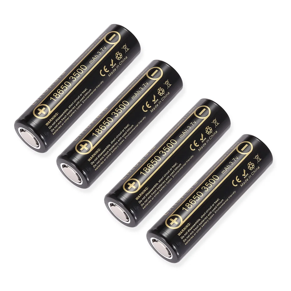 100% Original LiitoKala Lii-35A 18650 3500mAh 3.7V Li-Ion Rechargeable Battery 30A Lithium High Drain For Flashinglight | Электроника