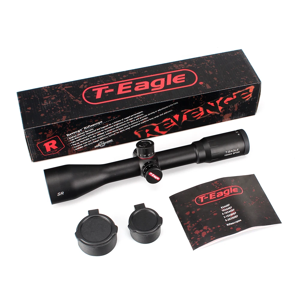 T Eagle SR 10X44 SFSS охотничий прицел оптика прицелы с подсветкой красное стекло