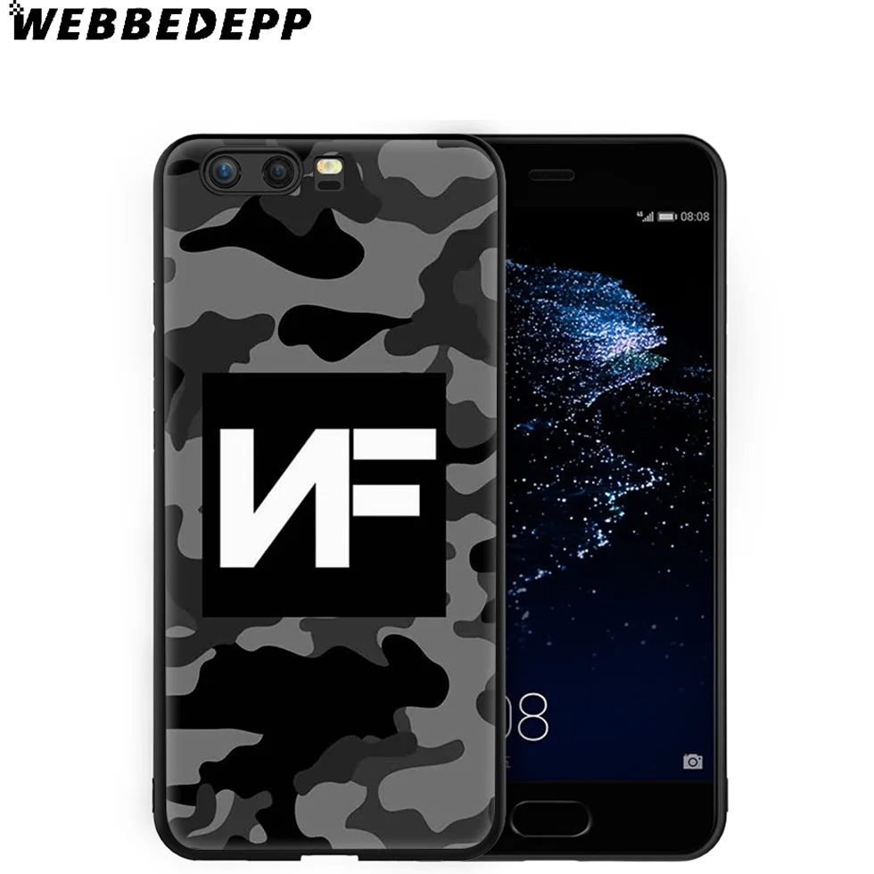 WEBBEDEPP NF Рэппер мягкий чехол для Huawei P8 P9 P10 P20 P30 Lite Pro P Smart Z Plus 2019 Y6 Prime 2018 2017 Mini |