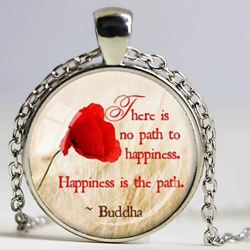 Женская подвеска с цитатами счастья вдохновляющие ювелирные изделия