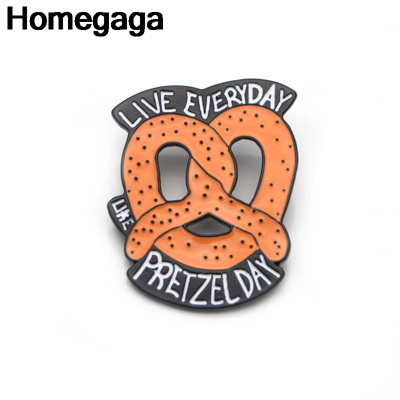 Homegaga офис ТВ-шоу Металл цинк эмаль шпильки трендовая медаль рюкзак рубашка
