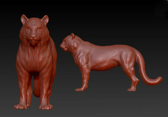 3D модель stl резьба по дереву для станка с ЧПУ tiger эксклюзивная | Инструменты