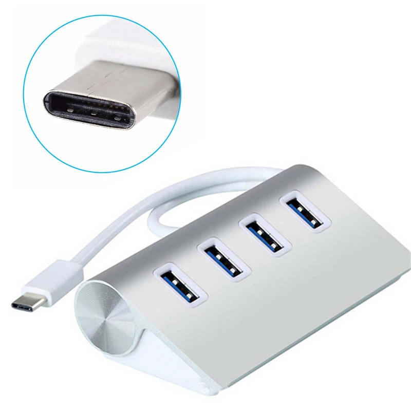 2018 USB 3 1 Тип C несколько 4 Порты и разъёмы концентратор адаптер для ноутбуков Tablet PC