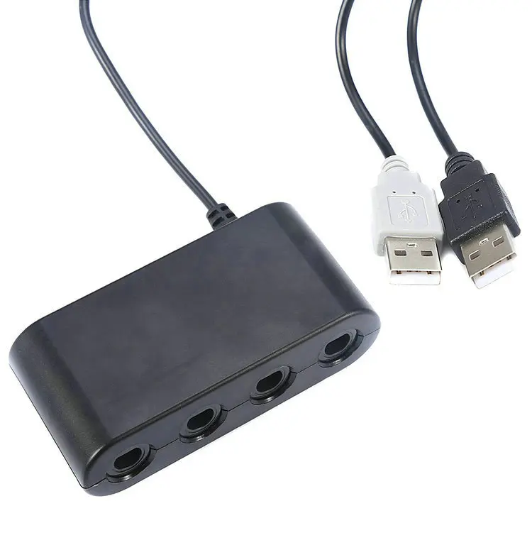 1pc New Converter Easy use Turn GC to Wii U&ampPC Black |