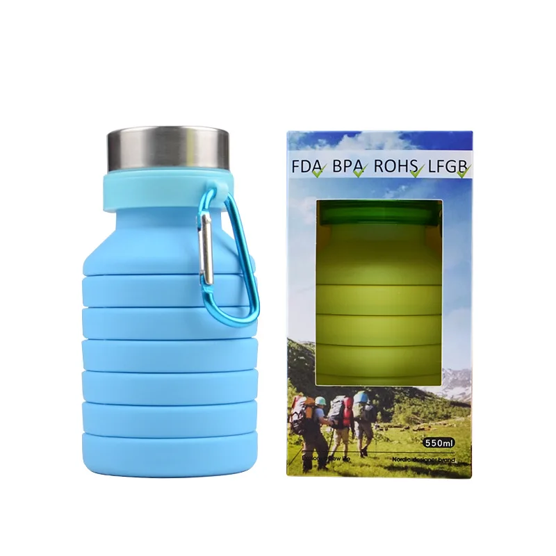 Спорт на открытом воздухе туризма складной cup.550ml миллилитр натуральный Туризм