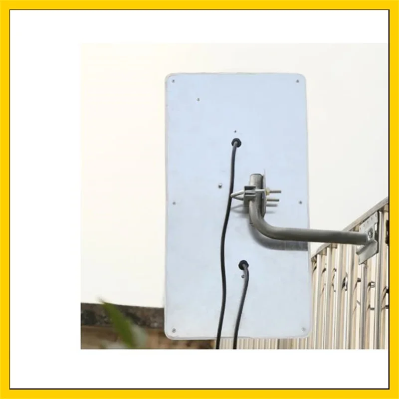 24dBi outdoor 4G LTE MIMO antennaLTE dual polarization panel antenna  double SMA male connector 5M cable for huawei  4G router