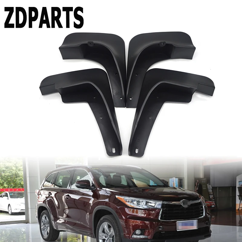 ZDPARTS автомобильные передние и задние брызговики для Toyota Highlander Kluger 2008 2009 2010
