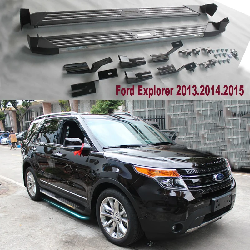 Для Ford Explorer 2013.2014.2015 автомобильные беговые доски авто боковые ступенчатые педали