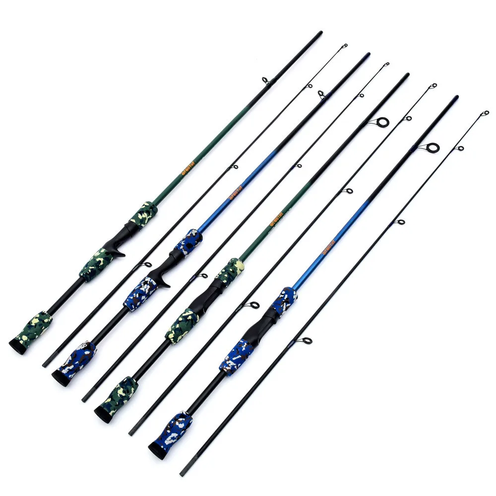 M Power камуфляжная спиннинговая Удочка из углеродного волокна 1 8 м для ловли