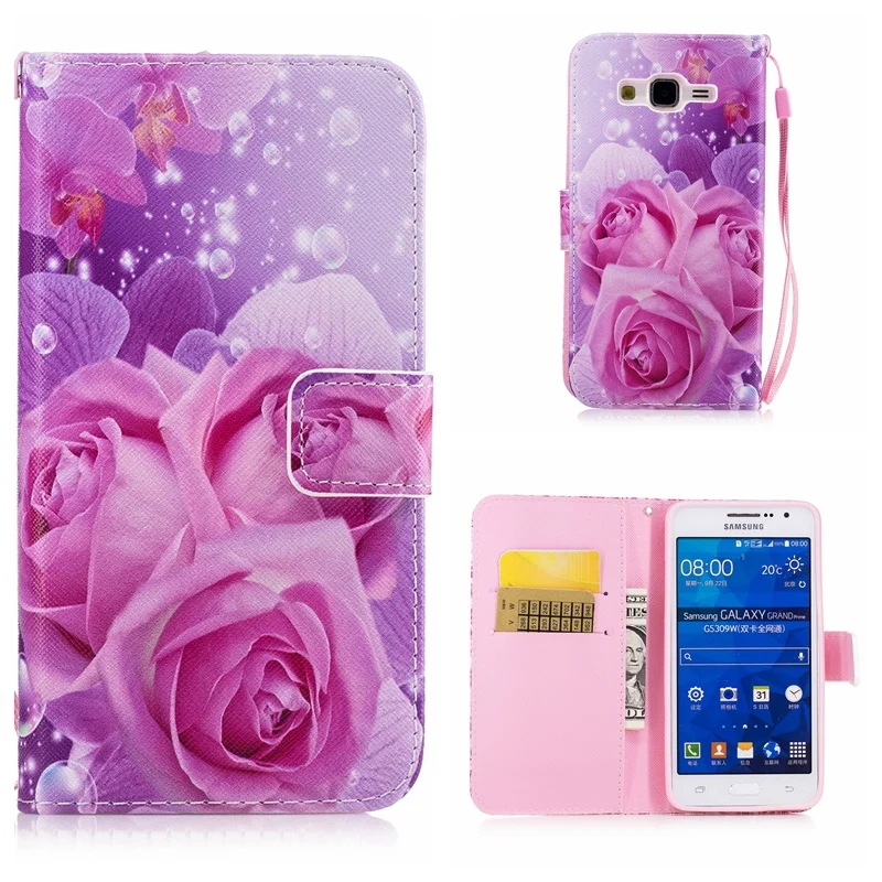 Чехол бумажник из искусственной кожи для Samsung Galaxy S3 S4 S5 S6 S7 edge S8 A3 A5 A6 A8 J1 J2 J3 J5 J7 NEO