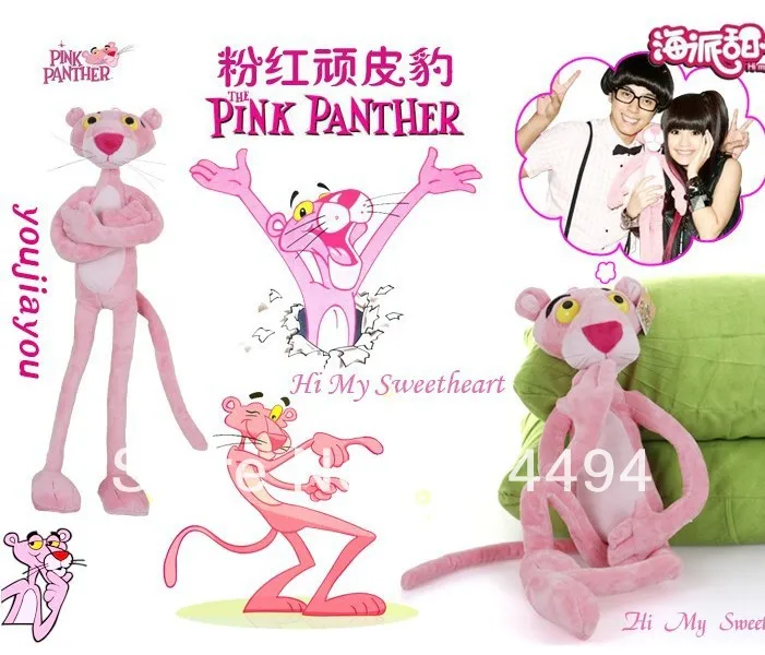 70 см 1 шт. высокое качество НИКИ подлинной розовый pinkpanther куклы плюшевые игрушки