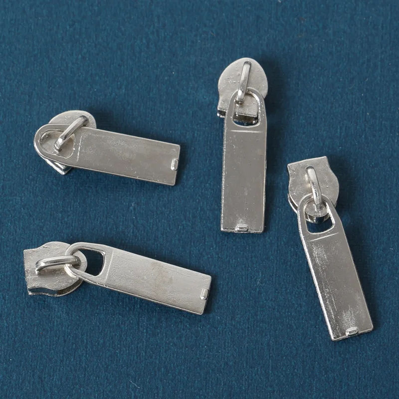 3# 25pcs Alloy Metal Zipper Sliders Gros Curseur De Fermeture For Nylon Plating Silvery Non Lock tailors sewing accessories | Дом и сад