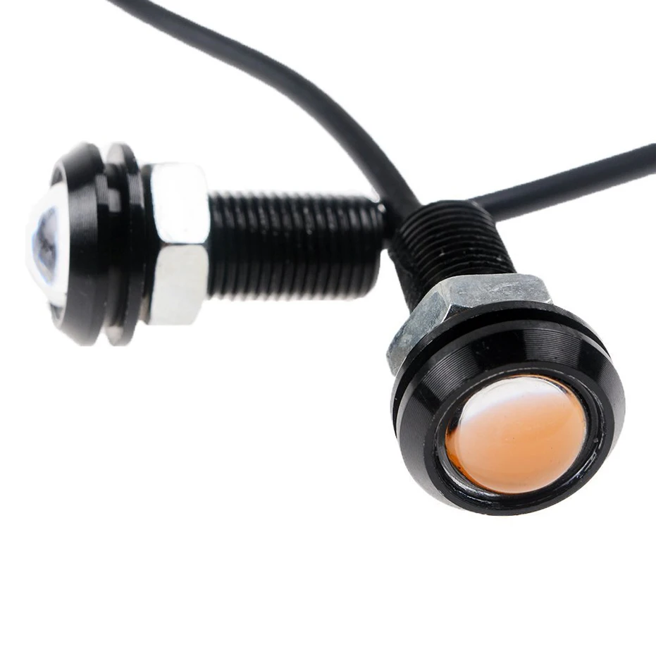 Комплект из 2 предметов 18/Гавайская гитара 23 мм 12V Светодиодные ДХО "Орлиный