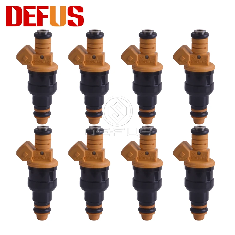 

DEFUS 8X топливный инжектор 0280150718 для Ford Excursion Mustang F150 F250 F350 E150 E350 4,6 5,0 5,4 5,8 Lincoln Mercury 0280150909