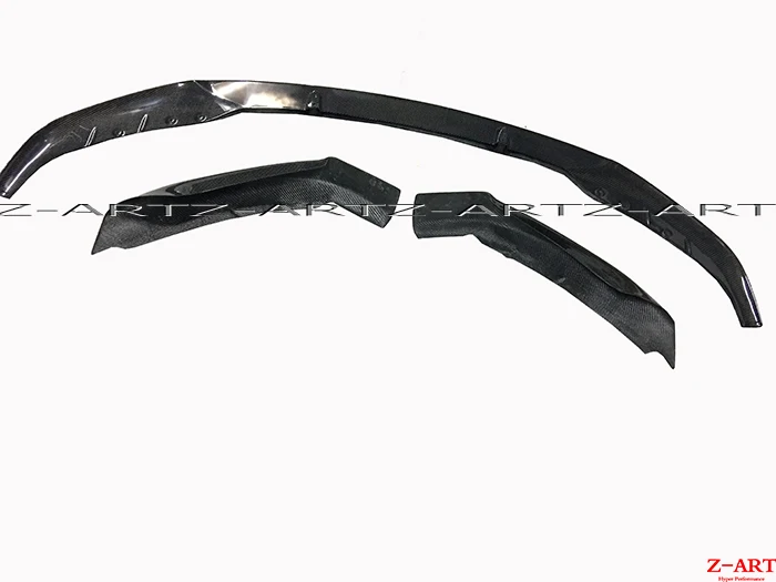 2017 2020 Z ART для BMW G30 углеродное волокно передняя губа ДЛЯ G31 передний спойлер 5