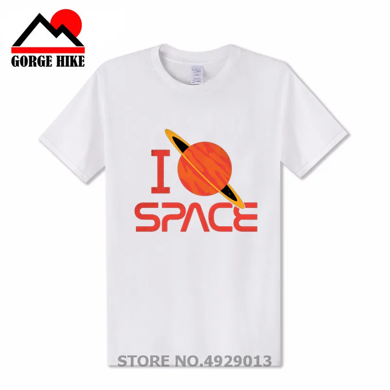 Хлопковая футболка CCCP с надписью I Love Space | Мужская одежда