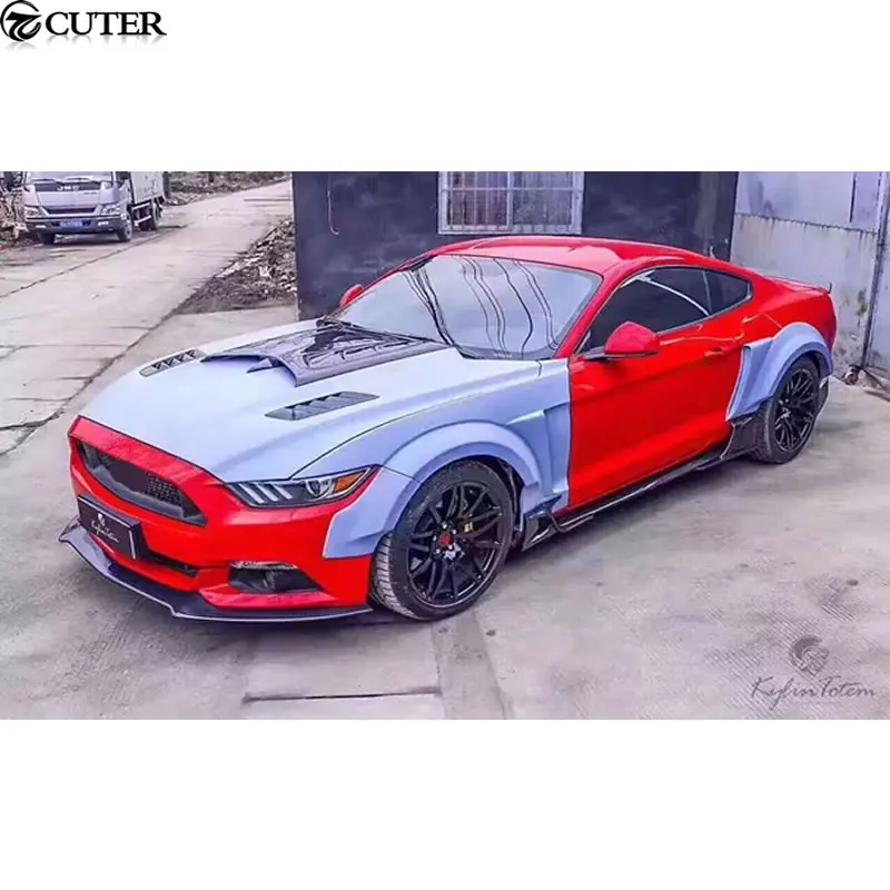 Комплект из углеродного волокна и FRP для кузова автомобиля неокрашенный передний