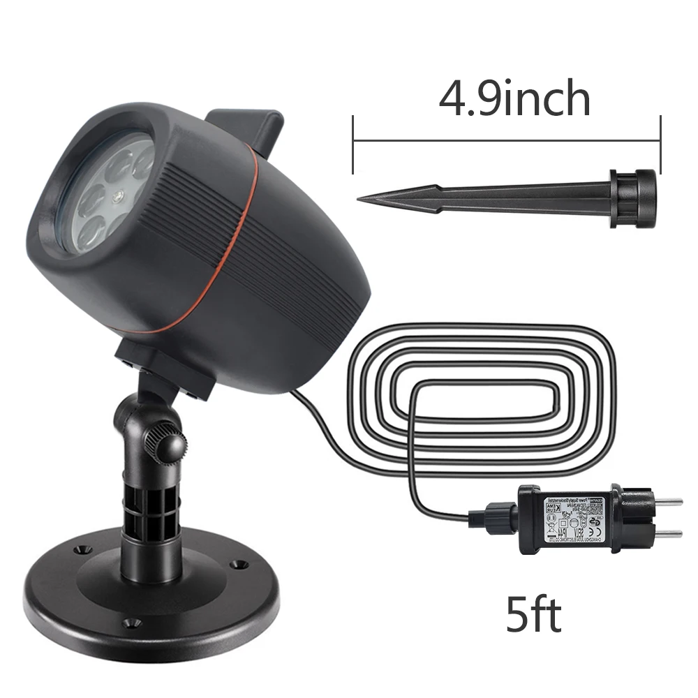 6 моделей движения Рождественский пейзаж огни светодио дный лампы проектора