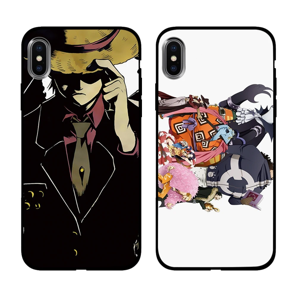 one piece Mingge and Robin Brooke Soft TPU Case Cover for Apple iPhone 6 6S 7 8 Plus 5 5S SE X XS MAX XR Silicone Cases | Мобильные