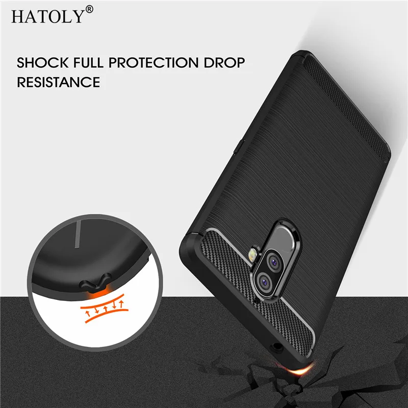 Чехол hatoly Lenovo K8 Note чехол в деловом стиле мягкий силиконовый резиновый для