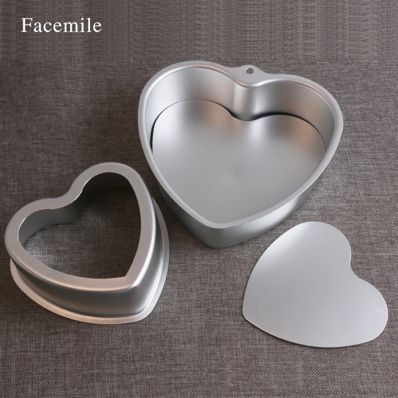 Facemile формы для торта в форме сердца из нержавеющей стали выпечки формочки