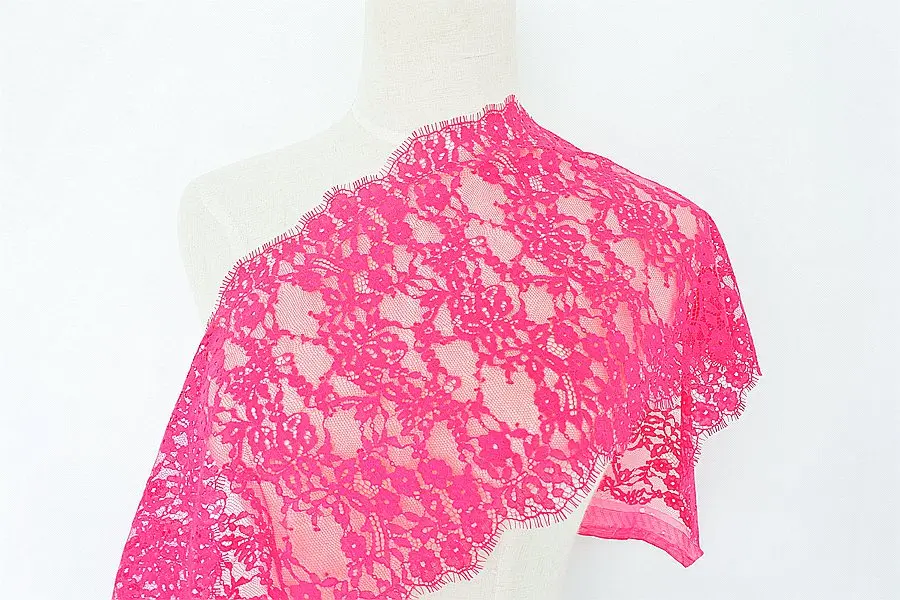

LASUI New 3pieces/1lot Eyelash LACE Red lace fabric width23cm dress decoration clothes accessory kicthen accessories JM024