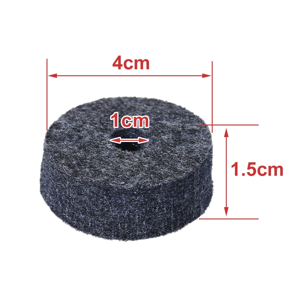 10 шт. тарелки войлока шайба Войлок крэш сцепления ударная установка стойка для