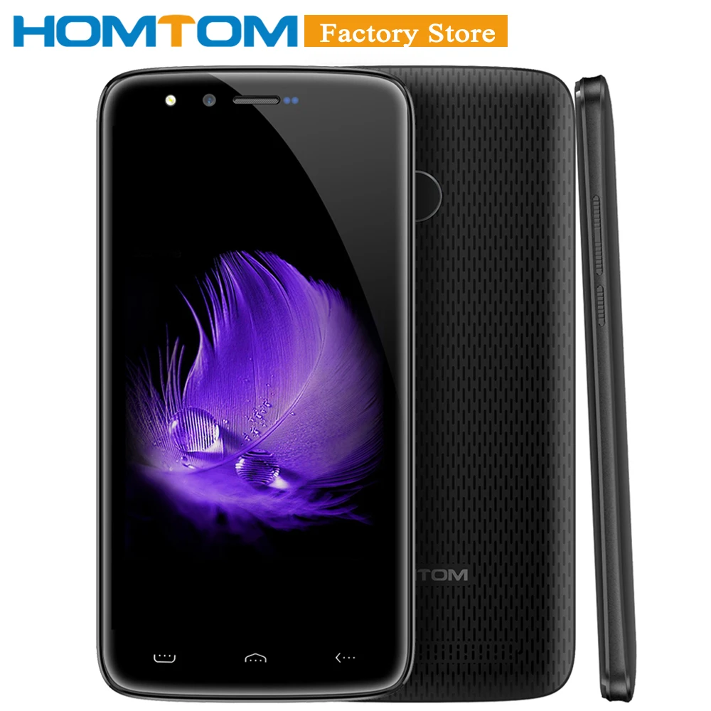 HOMTOM HT50 смартфон с 5 5-дюймовым дисплеем четырёхъядерным процессором MTK6737 Android 7 0