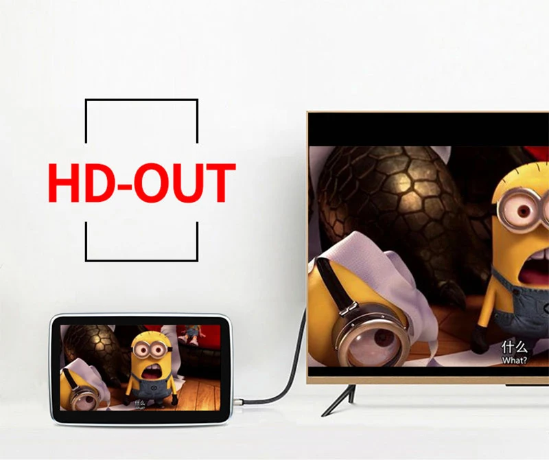 Автомобильный dvd-плеер Android 6,0 подголовник 10,1 дюймов HD 1080P ips сенсорный экран MP5 Монитор с wifi/HDMI/USB/SD/Bluetooth/fm tv в автомобиле