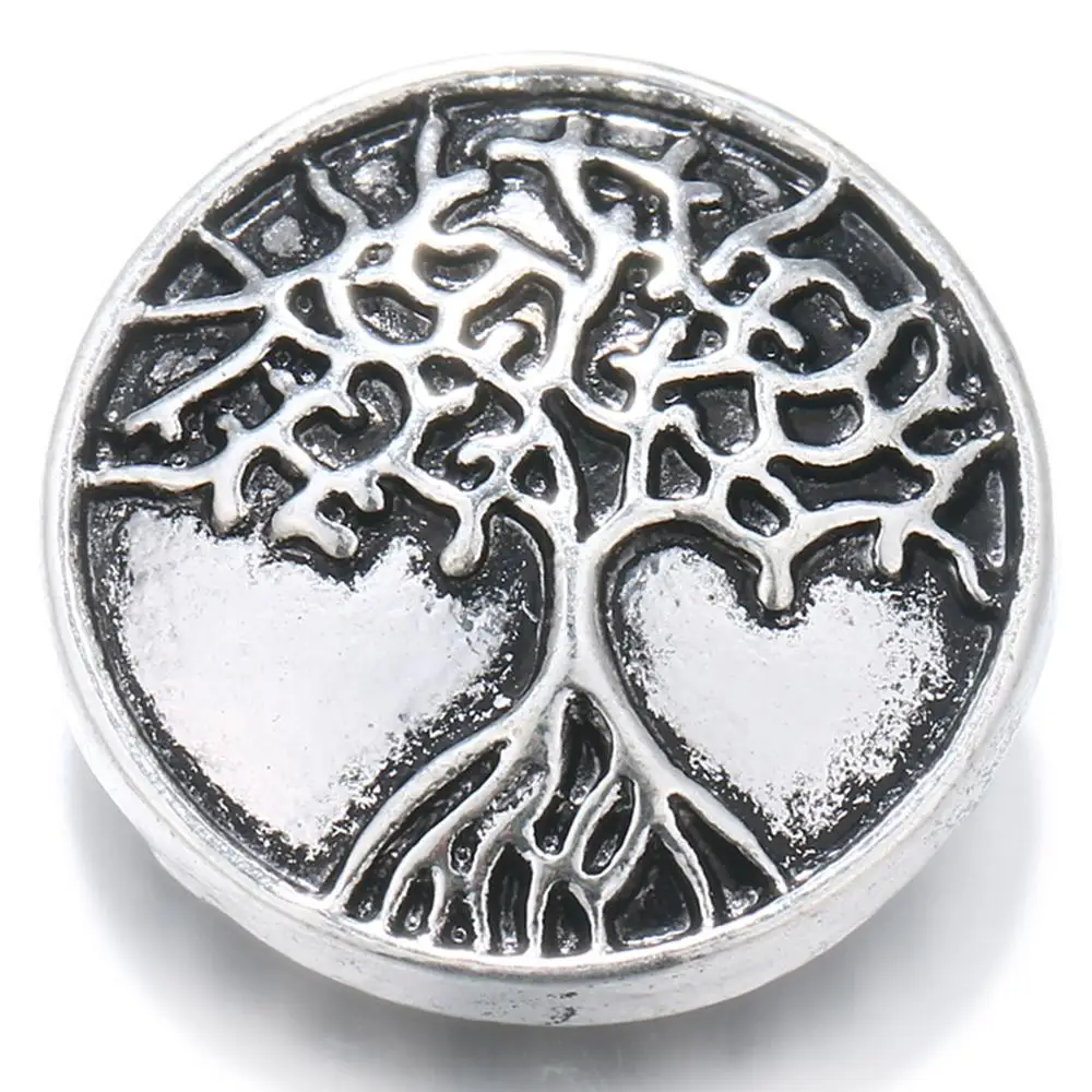 Jayna Lee 20 мм Life Tree Snap Pops Fit Имбирные Сменные застежки ювелирные изделия для женщин и