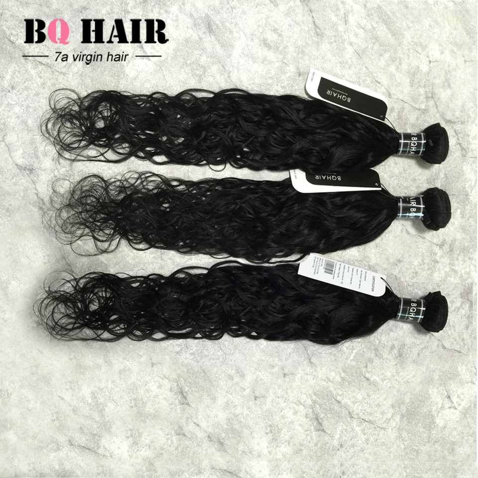 БК Волосы Норки Бразильские Девственницы Волна Воды 3 Связки Влажную И Волнистое