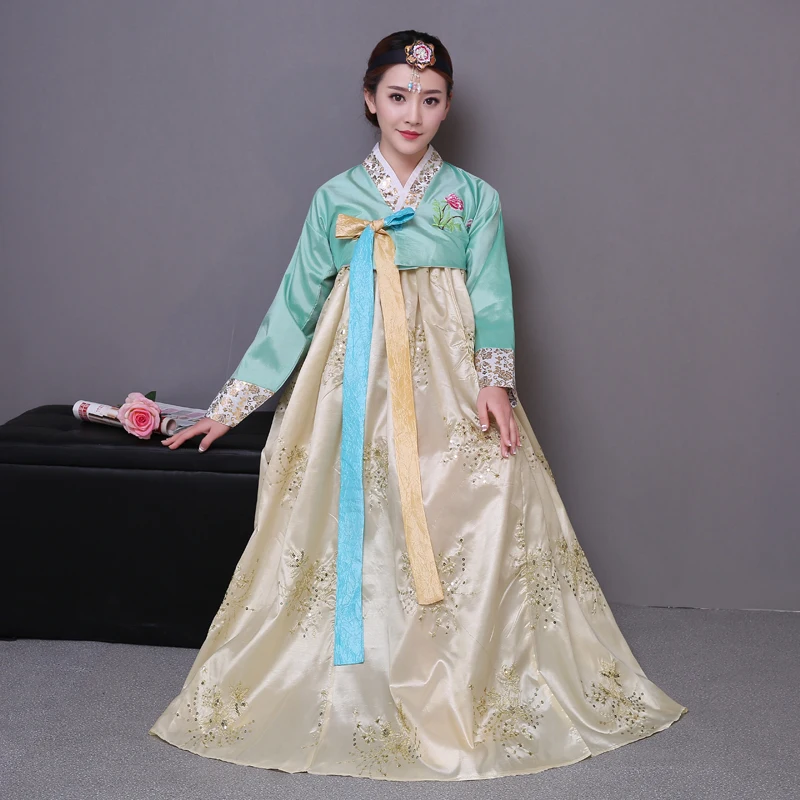 

New arrival colorful elegant national costume traditional female formal dress Chinese dance costumes