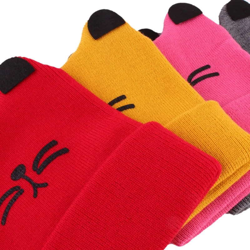 2017 новая модная зимняя детская шапка вязаная для девочек и мальчиков теплая