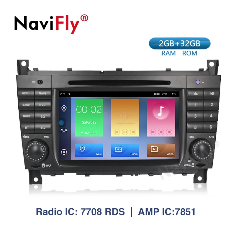 Бесплатная доставка! Android 9 1 автомобильный dvd плеер GPS для Mercedes/Benz c класс W203 C180 C200