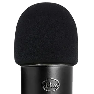 Ветровое стекло для микрофонов Blue Yeti ,Yeti Pro, пенный (мягкий) микрофон
