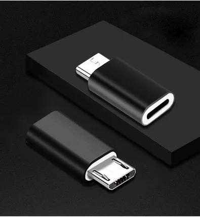 Черный Для iPhone 7, 8, X, iPad, Lightning, 8-контактный разъем для разъема Micro USB, кабель для зарядного устройства, адаптер для samsung, Xiaomi, huawei, Android Phone - Цвет: Черный