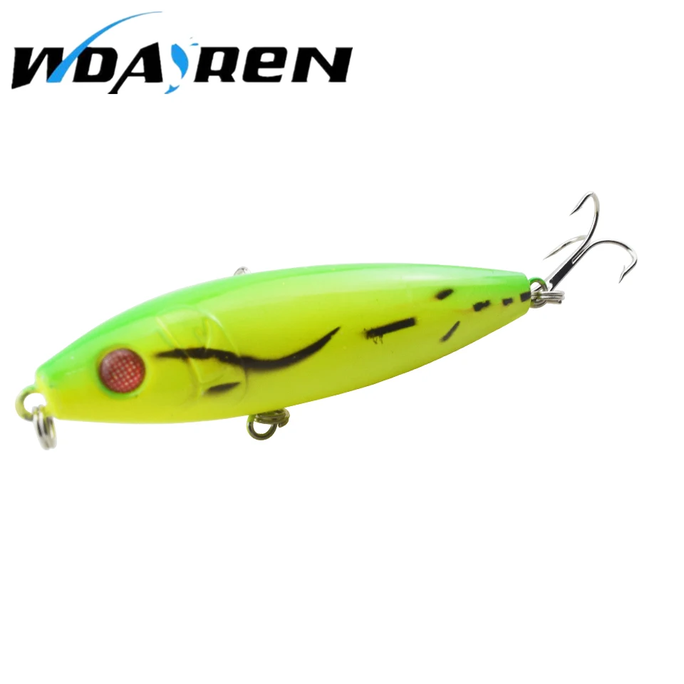 

1Pcs Topwater Pencil Fishing Lure 80mm 12g Artificial Japan Hard Bait Crankbait Wobblers Isca Pesca fishing Tackle Lures FA-327