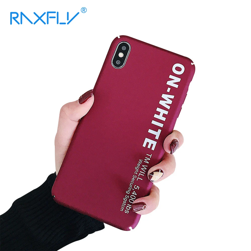 RAXFLY PC Hard Phone Case For Xiaomi Redmi Note 7 5 mi 9 8 Lite Cases Anti-Fingerprint Cover Shell |