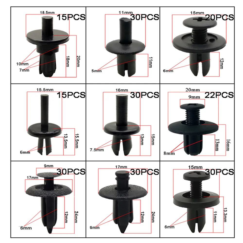 Универсальный Автомобильный Крепеж CNIKESIN зажимы для панели внутренняя обшивка