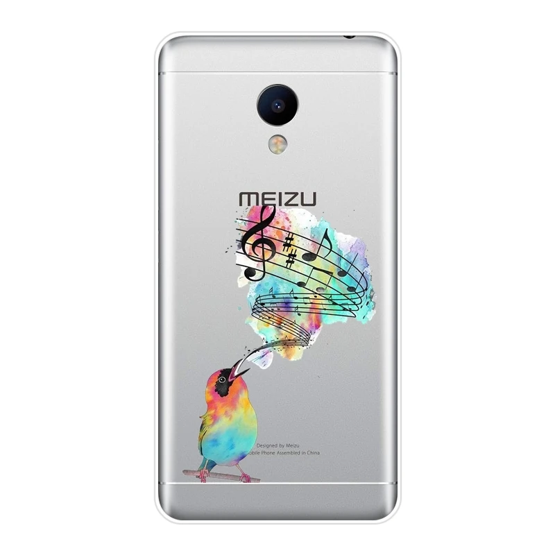 Чехол для телефона Meizu M6 M5 M3 M2 Примечание Мягкий силиконовый чехол в виде