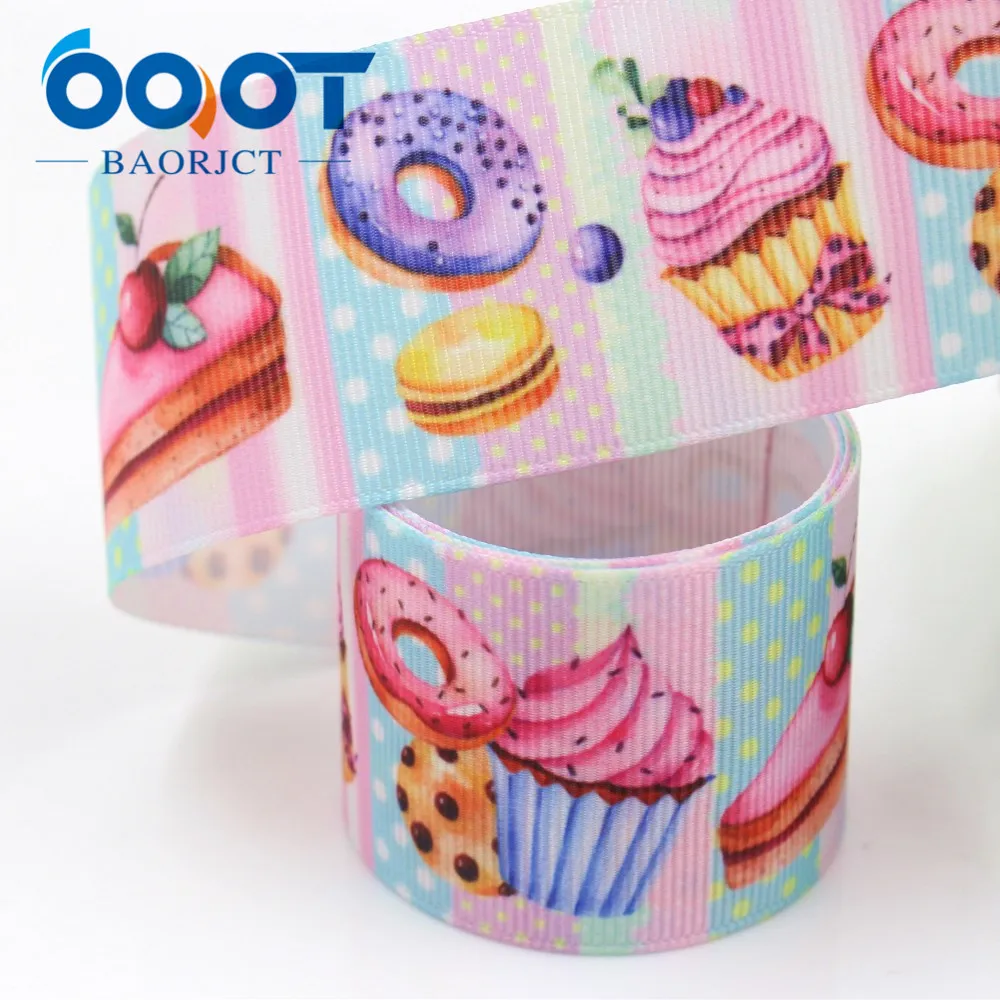 OOOT BAORJCT I-19426-1099, 1-1/", 10 ярдов мультфильм тепловой передачи печатных корсажные ленты, лук крышка DIY аксессуары украшения