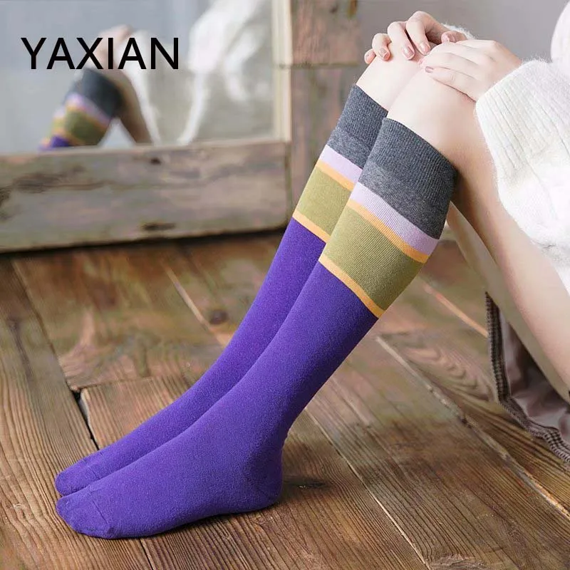 YAXIAN harajuku милые Гольфы 2018 новые женские зимние осенние корейские хипстерские