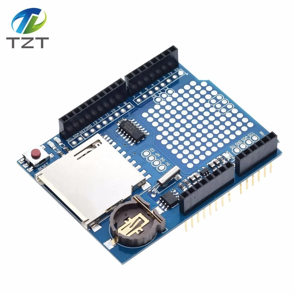 Новый модуль регистратора данных V1.0 для Arduino UNO SD карты сбора данных|shield for arduino|shield
